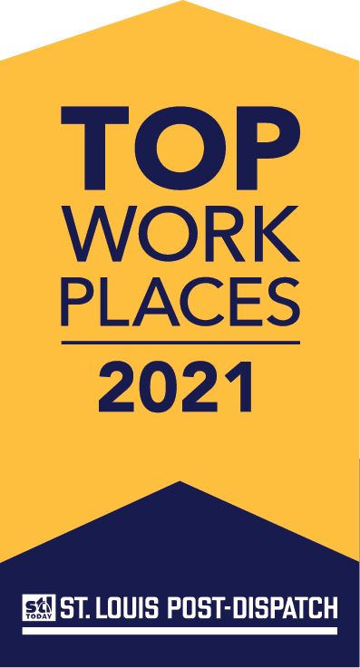Top Workplaces 2021 St. Louis Post-Dispatch Badge